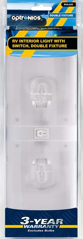 RVIL22S – OPTRONICS Interior Light, RV Interior Ceiling Lights 12 Inch Height x 4-1/4 Inch Width x 1.844 Inch Depth 1...